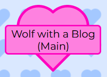 Screenshot of heart-shaped button on homepage, with label that reads 'Wolf with a Blog (Main)'