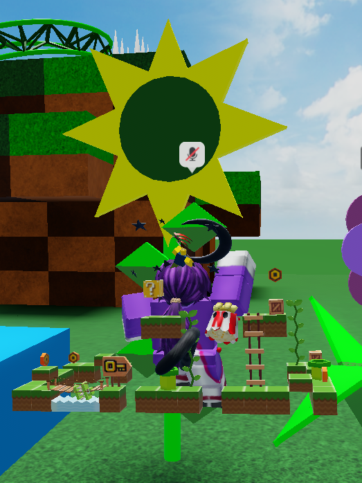 Me climbing up sunflower