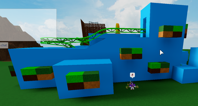 More colored small cliffhanging platforms on Green Hill Zone ride