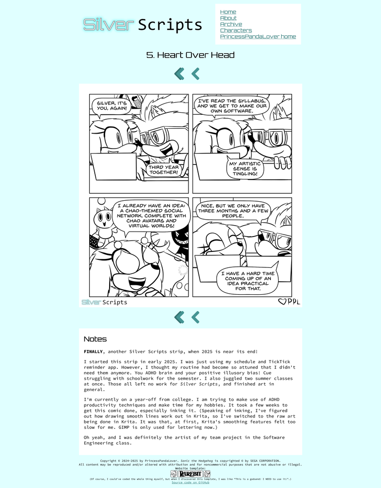 Silver Scripts subsite as of version 1.1.1 in 2025